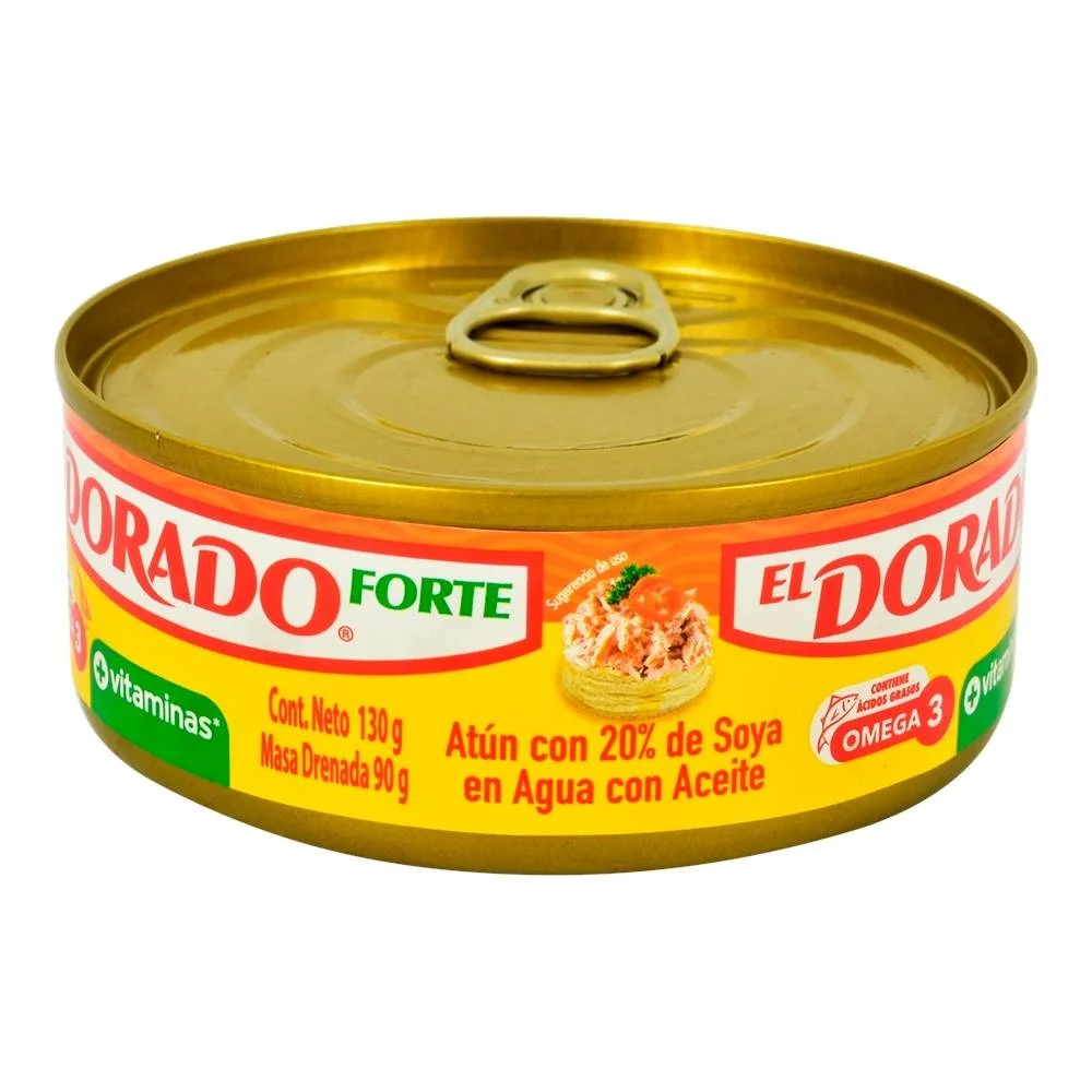 Atún El Dorado Forte en Agua con Aceite 130g